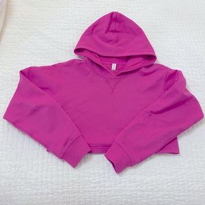 lululemon all yours crop hoodie